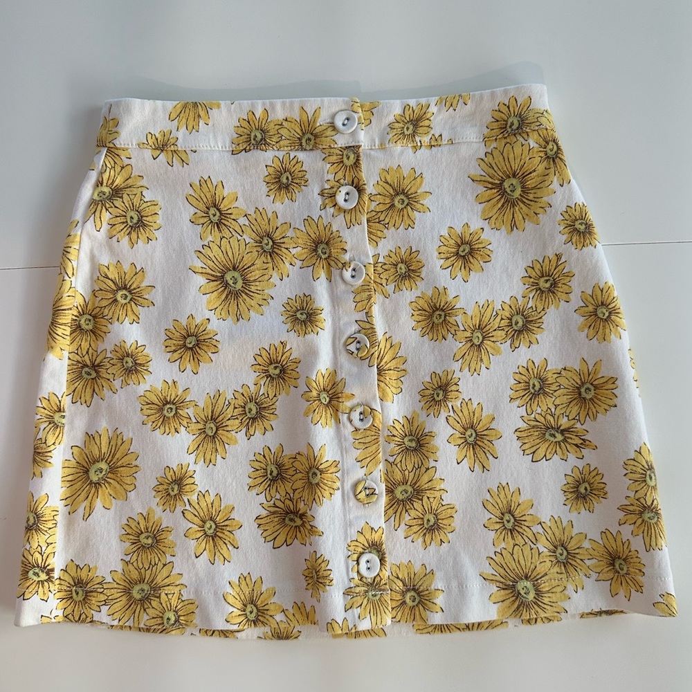 Forever 21 Floral Mini Skirt
